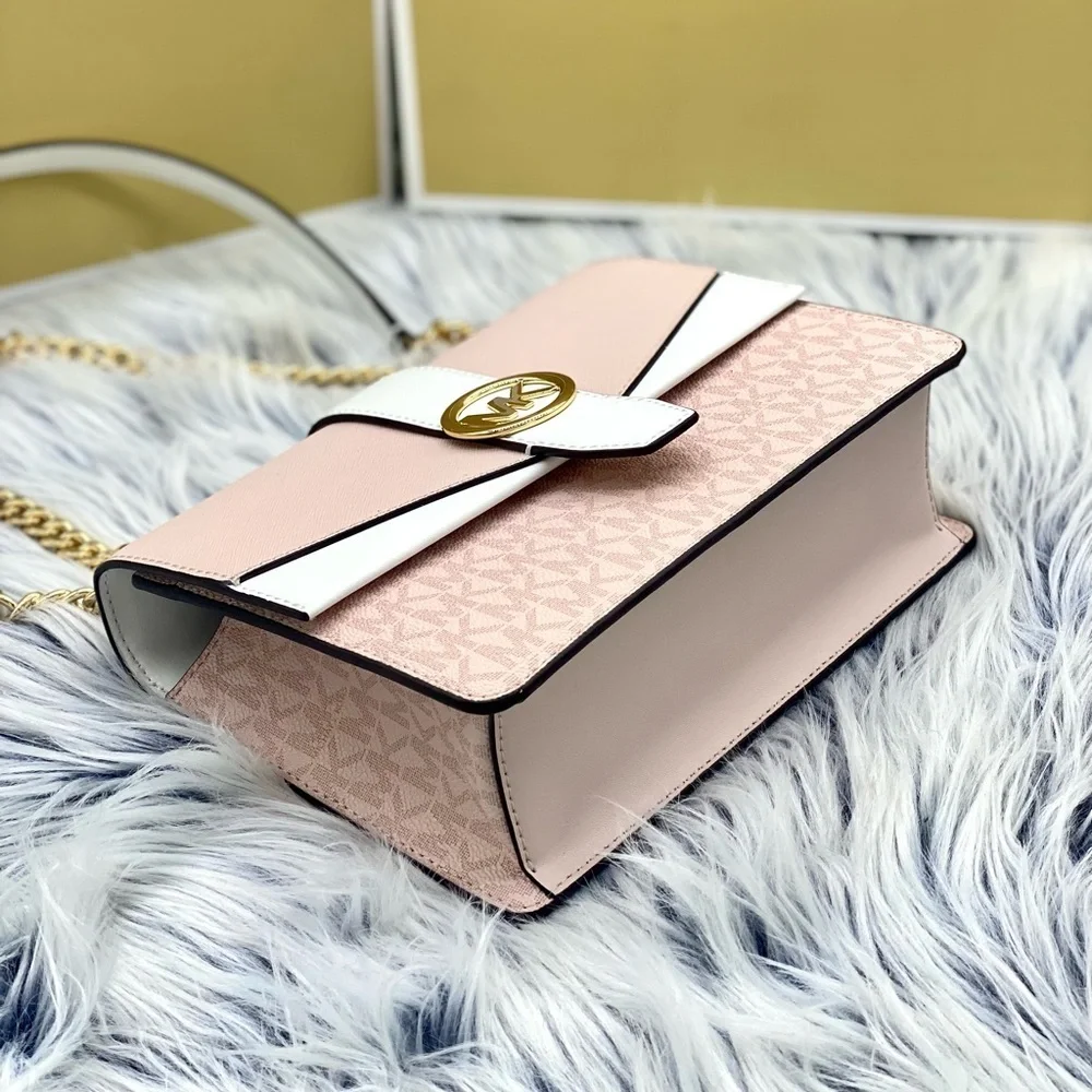 Michael Kors Greenwich Small Signature Logo Shoulder Crossbody Bag